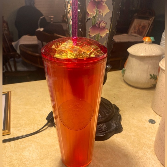 Nwt starbucks cold brewe pink and orange sherbet limited edition - Picture 9 of 13